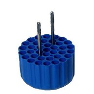 ADAPTERS (BLUE) FOR 37 x 12mm dia TUBES - min length 50mm max length125mm