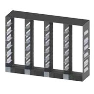 Modifiable Clip rack for Standard 2 inch or 3 inch high boxes with 3 inner door configuration